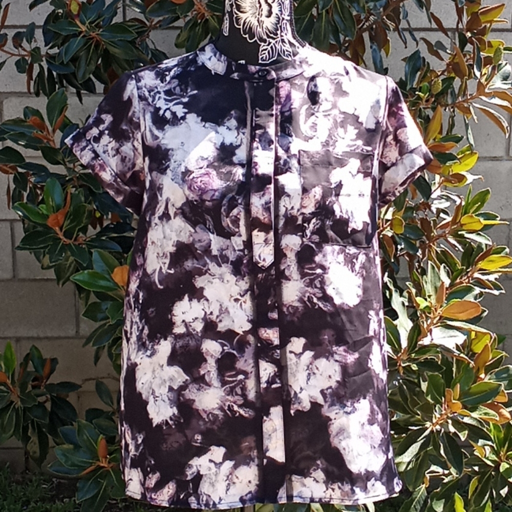 Simply Vera Wang Floral Blouse